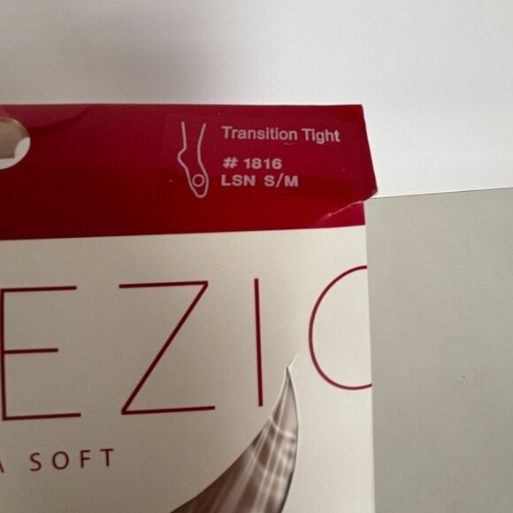 Capezio Transition Tights Ultra Soft Matte Semi-Opaque S M 1816 Dance LSN - Picture 2 of 8